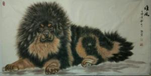 马新荣国画作品《雄风》价格1500.00元