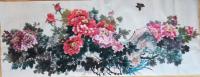 艺术家李同辉日记:新完成客户订单，四尺富贵牡丹，祝大家晚安！【图0】