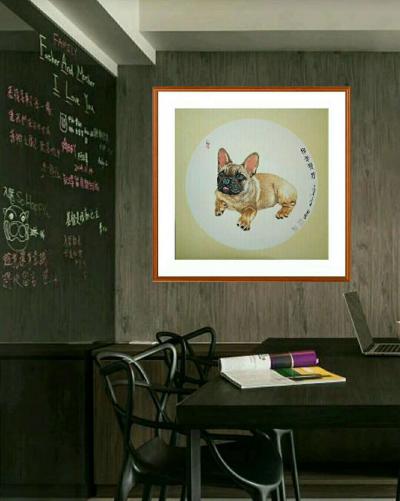 马新荣日记-新作卡纸 《狗年吉祥》 方斗 马新荣作品【图2】