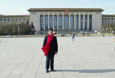 君瑞日记-参加2018 中央电视台 书画春晚 录制现场纪念 留影【图2】