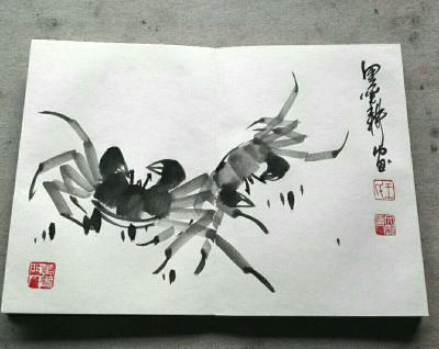 王文明日记-王文明 国画 《墨耕画》大家晚安！【图2】