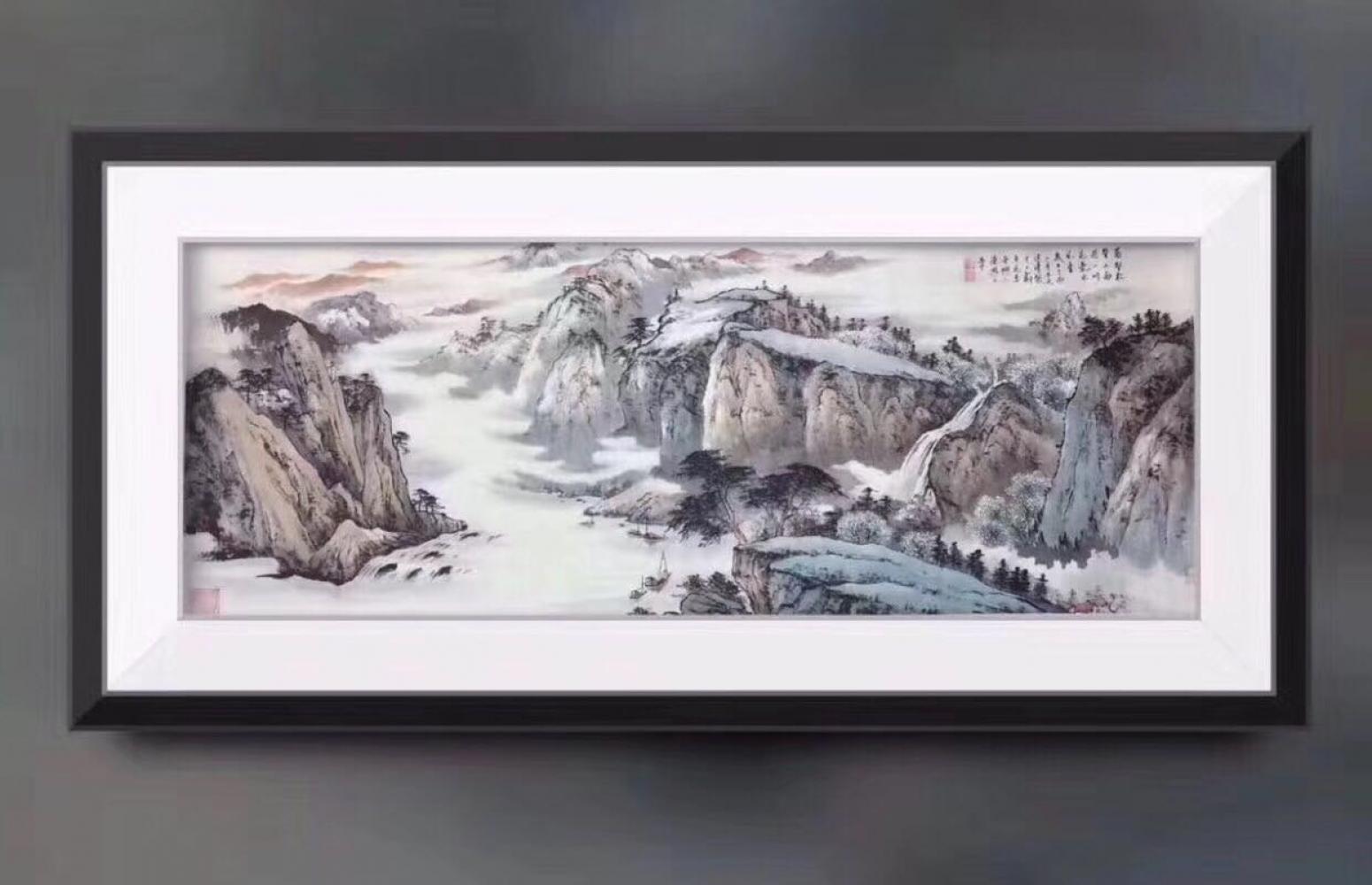 徐建清国画作品《山水》【图0】
