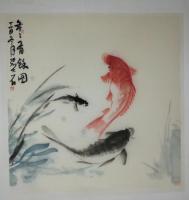 艺术家张大石日记:正在教学国画之托画心《雨后牡丹春睡浓》《映日藏露》《鱼乐图》【图0】