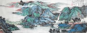 徐建清国画作品《山水》价格20000.00元