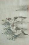 石海博日志-精品猫咪《猫咪戏蝶图》《猫咪戏蚂蚱》《猫咪嬉戏图》，国画工笔【图4】