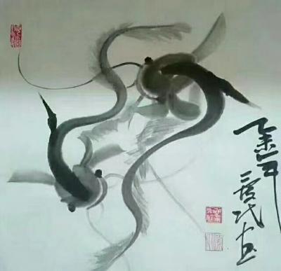 陈爱民日记-陈爱民，小作四幅 ，水墨，喜欢的亲们可以联系我，相互交流学习哦。【图1】