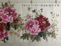 艺术家王长泉收藏:王长泉《繁花似锦春满园》《富贵吉祥》国画牡丹图，不是我总喜欢【图1】