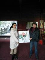 艺术家徐如茂生活:腾王阁书画院书画家赴广元皇译寺与广元市美协同仁进行交流片断【图1】