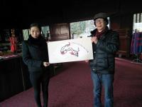 艺术家徐如茂生活:腾王阁书画院书画家赴广元皇译寺与广元市美协同仁进行交流片断【图4】