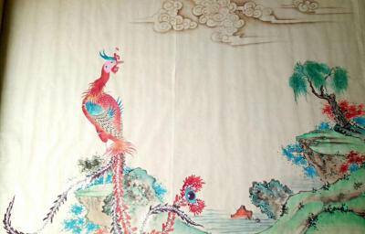 石海博日记-巨副长卷《百凤图》，宽60公分左右，长50米左右，仅此一套，收藏，送礼，面子十足【图9】