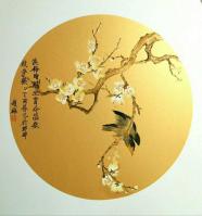 艺术家赵梅日记:万物皆有灵：八哥梅花脉脉情，恰切经年再相逢。【图0】