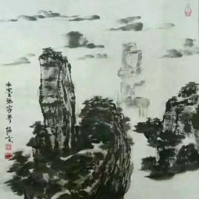 刘协文日记-刘协文作品 《水墨张家界》山水写生 欢迎收藏【图1】