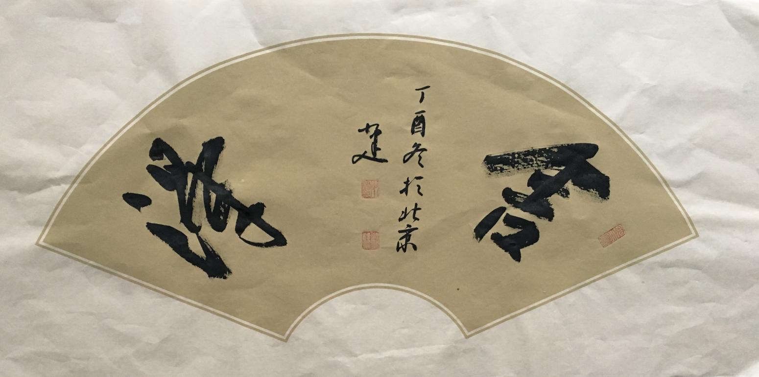 李小建书法作品《舍得放下》