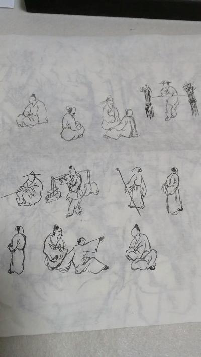 孙静涛日记-以后不用底稿，直接用毛笔开画。【图1】