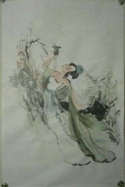 任燕日记-贵妃醉酒 
 酒不醉人人已醉
 借酒消愁愁更愁
  几度媚态迷人眼
  【图1】