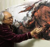 艺术家张近生生活:院 中 踱 步 难 衿 风
不 如 雅 斋 醉 丹 青
【图4】