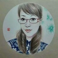 艺术家刘晓宁日记:美女们趁你们年轻赶紧定做一张自己的肖像吧,每次出现场大部分是【图1】