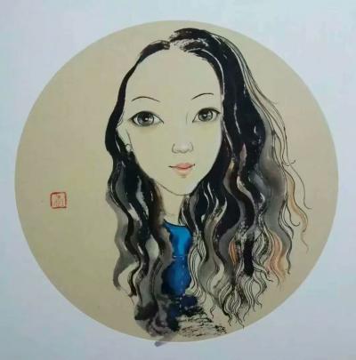 刘晓宁日记-美女们趁你们年轻赶紧定做一张自己的肖像吧，每次出现场大部分是画小孩儿，女人们做了【图4】