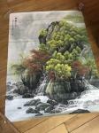 徐建清日志-今日完成客户订单，《清泉石上流》，国画山水画，60x90cm【图2】