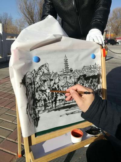 杨牧青日记-汉画像中有山水，其意在图说劳动场面，而不在审美，且不是由此而兴起了中国的山水画真【图1】