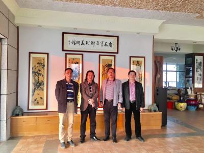 叶仲桥生活-到年底了，各种会议，各样喜事连连，人大代表会议结束，晚上挥毫泼墨，二广艺术家品茗【图4】