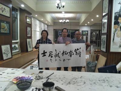 叶仲桥生活-到年底了，各种会议，各样喜事连连，人大代表会议结束，晚上挥毫泼墨，二广艺术家品茗【图8】