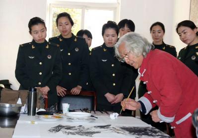 王贵烨生活-北京书画名家革命老区慈善行，感谢天下所有爱心人士。【图4】