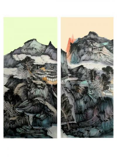 任振山生活-奉上拙作两幅～敬请师友教正。【图1】