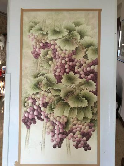 崔英阁日记-正在进行的画作 《硕果累累》 祝大家2018都顺顺利利 硕果累累【图2】