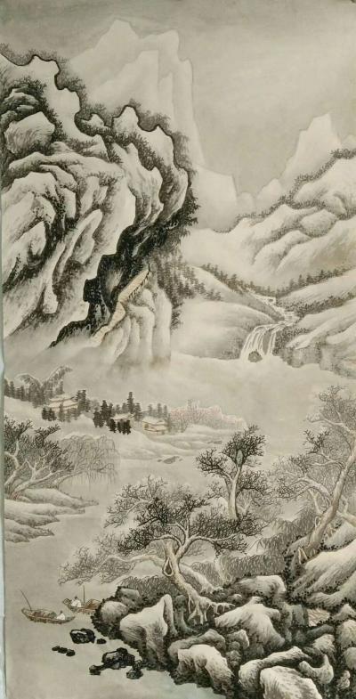 刘永红日记-《瑞雪兆丰年》 刘永红 作于2018年年初【图1】