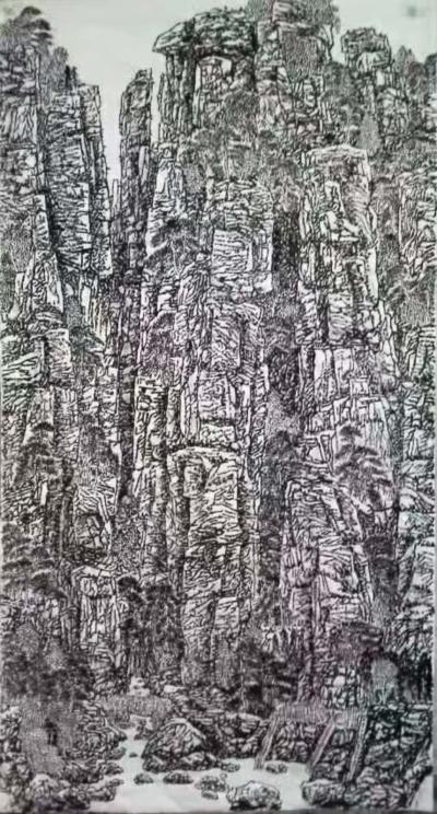 马培童日记-我的最新作品，“一带一路”东盟国家文化交流活动之余，安排前去柬埔寨的吴哥窟参观，【图2】