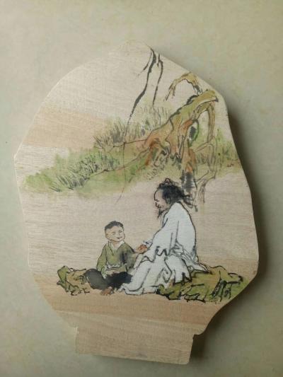 陈刚收藏-来的新东西，扇面改木片，是不是很有立体感啊【图5】