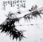 徐立业日志-作画要有自己的风格，《双簧图》《静以养心，俭以养仕》《清风高【图1】