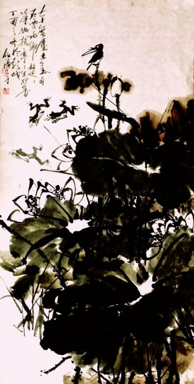 任清宇日记-《亭亭玉立》《清香一堂》，艺事之美，在形象而不在色泽；取色泽而舍形象，是皮相也。【图4】