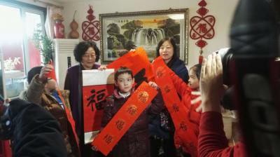 安士胜收藏-红色文艺轻骑兵，天津市群艺馆、西青文化馆联合送福走进王兰庄，“年”真的来啦【图3】