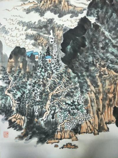 陈宏洲日记-奇峰出奇云，秀木含秀气。【图3】