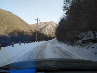 陈新义日记-远远望去千沟万壑，片片树海，片片田地，都是在一色银装素裹里。近处，虽然，沿着公路【图4】