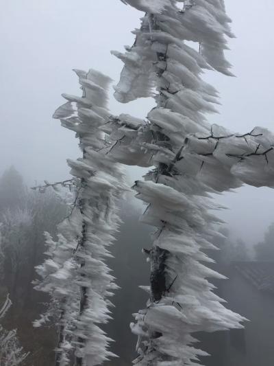 冯建德日记-今天带领两位师兄弟赴南岳衡山采风写生，不是远方的朋友难得来一回不会选择这样的天气【图2】