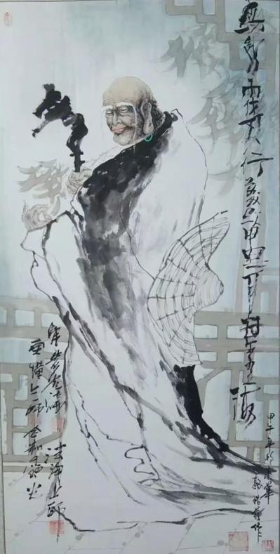 郭浩艺日记-达摩造像 小幅 人物 郭浩艺【图1】