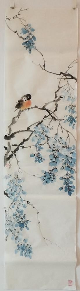 李玉凤日记-花鸟六条屏！小花小鸟得自然之趣！【图2】