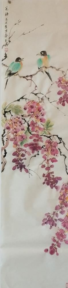 李玉凤日记-花鸟六条屏！小花小鸟得自然之趣！【图3】