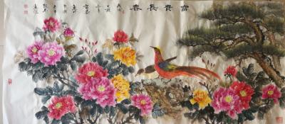 胡宝成日记-海南海口朋友定的《富贵长春》，《沁园春》小尺【图2】