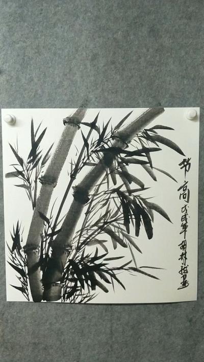 胡林龙日记-作品 《节高》斗方已完成 请各位品鉴【图1】