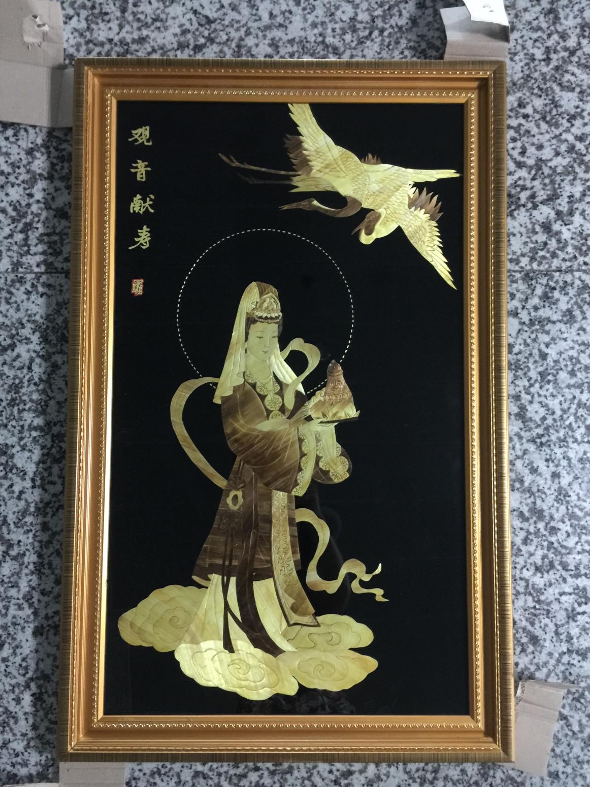 柏波手工作品《【观音献寿】作者柏波》【图1】