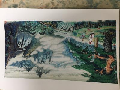 赵德锁日记-国画   “松下问童子”  大六尺   以下照片兼是缩印版本（照片）【图3】