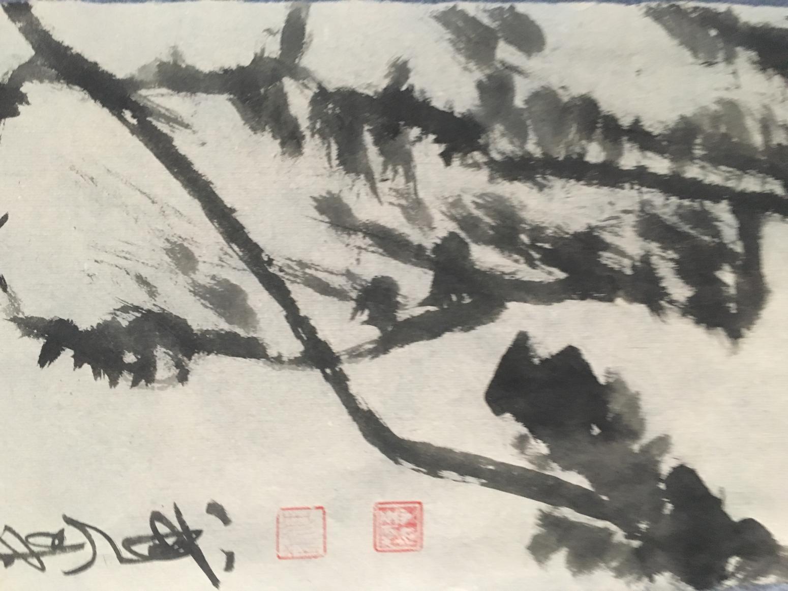 王永国画作品《水墨花鸟》【图2】