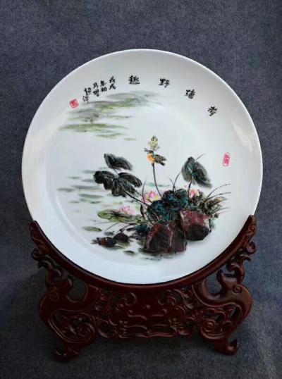 杨增超日记-中国奇石瓷画艺术，绘画新门类，每一件都是原创，无法仿制。作者杨增超【图6】