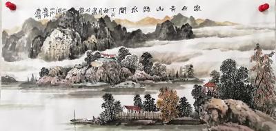 陈庆明日记-四尺国画山水一组，作者陈庆明【图6】