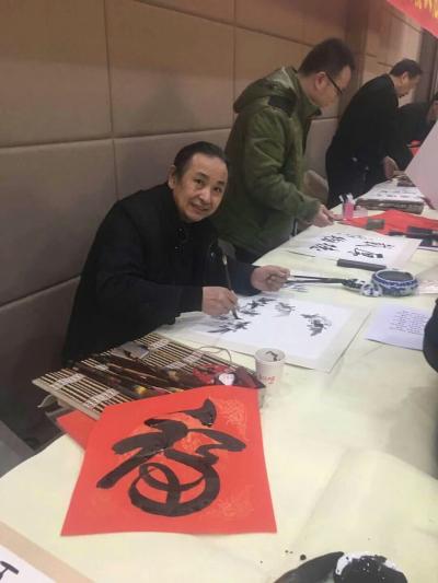 康兴波生活-山东九天神马书画院文化进社区活动【图9】