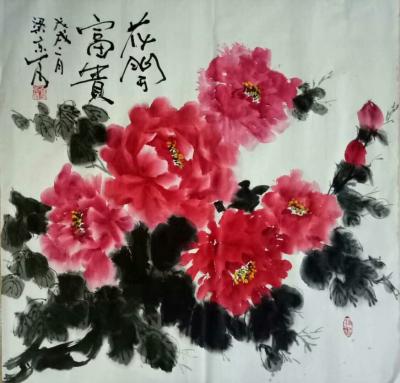 梁京日记-自然野逸……《写意牡丹……》2018……【图3】